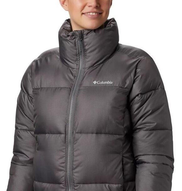 Columbia Jackets & Blazers - NEW Columbia Womens Puffect Puffer Jacket City Grey Winter Zip Pockets Size XL